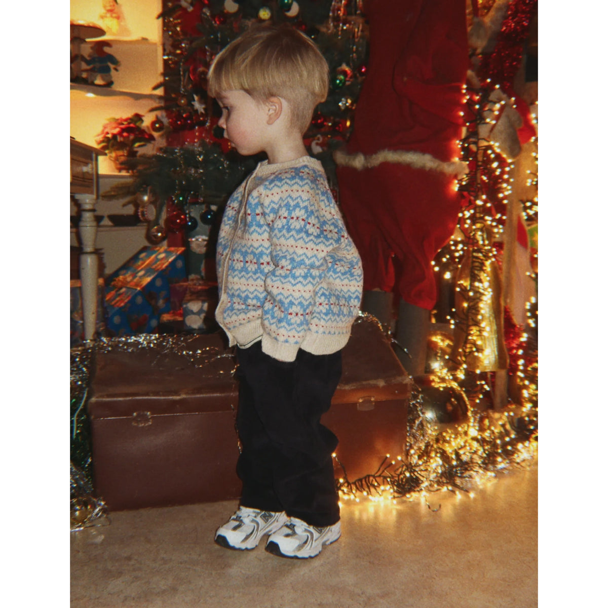 Konges Sløjd-Billi Knit Cardigan Blue Multi
