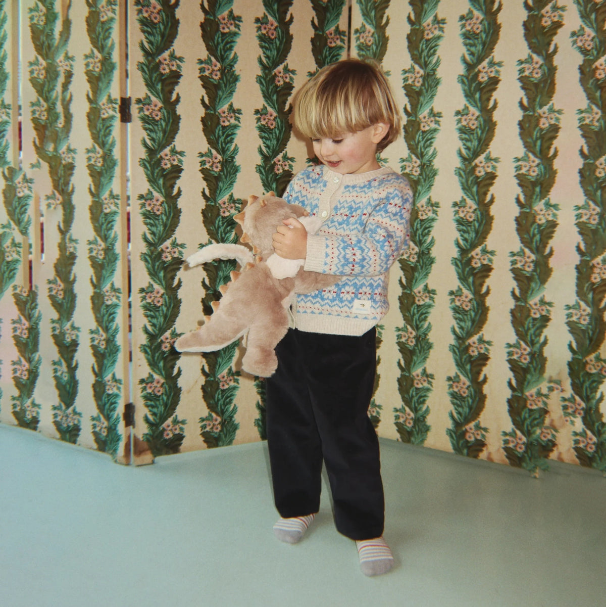 Konges Sløjd-Billi Knit Cardigan Blue Multi