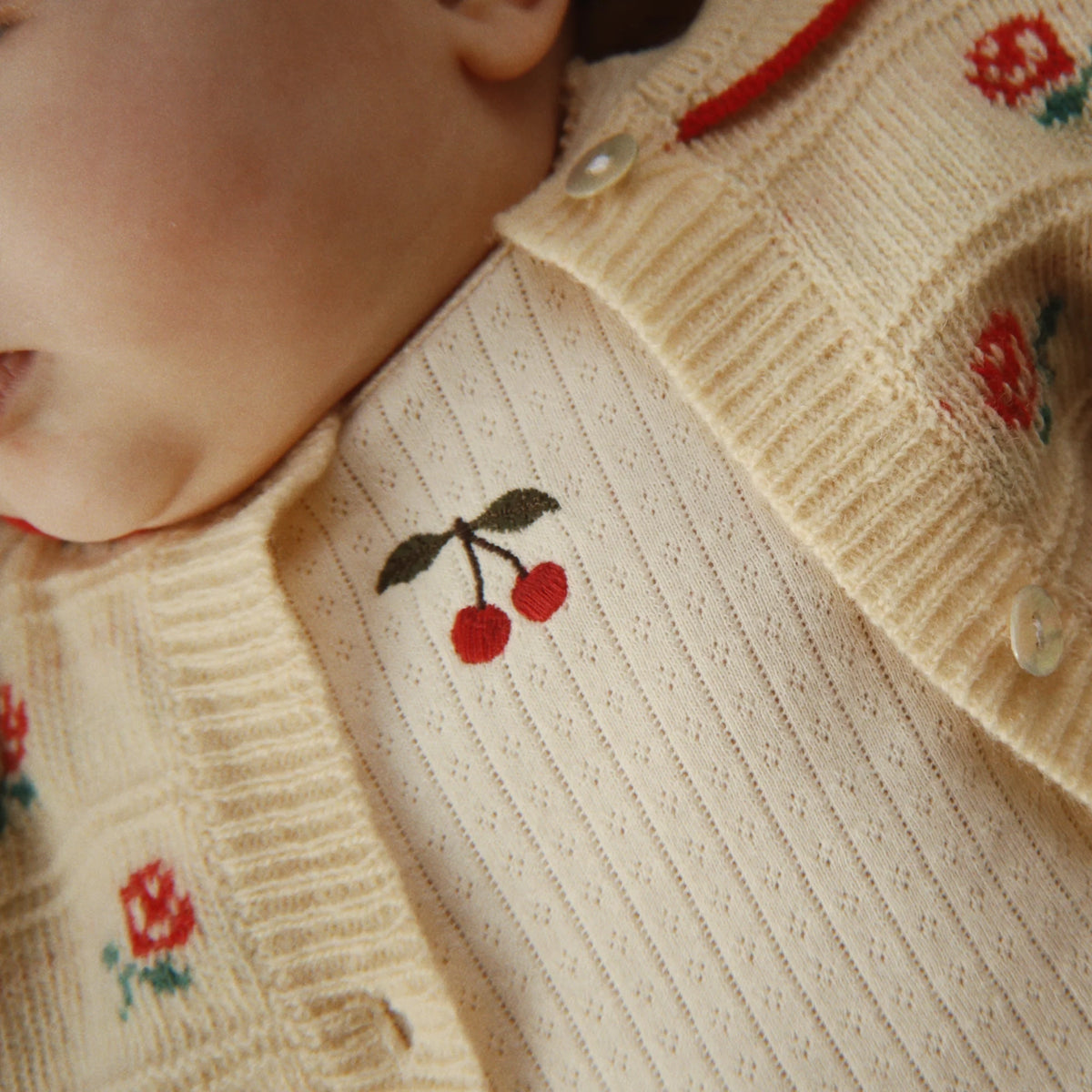 Konges Sløjd-Belou Collar Cardigan Rose