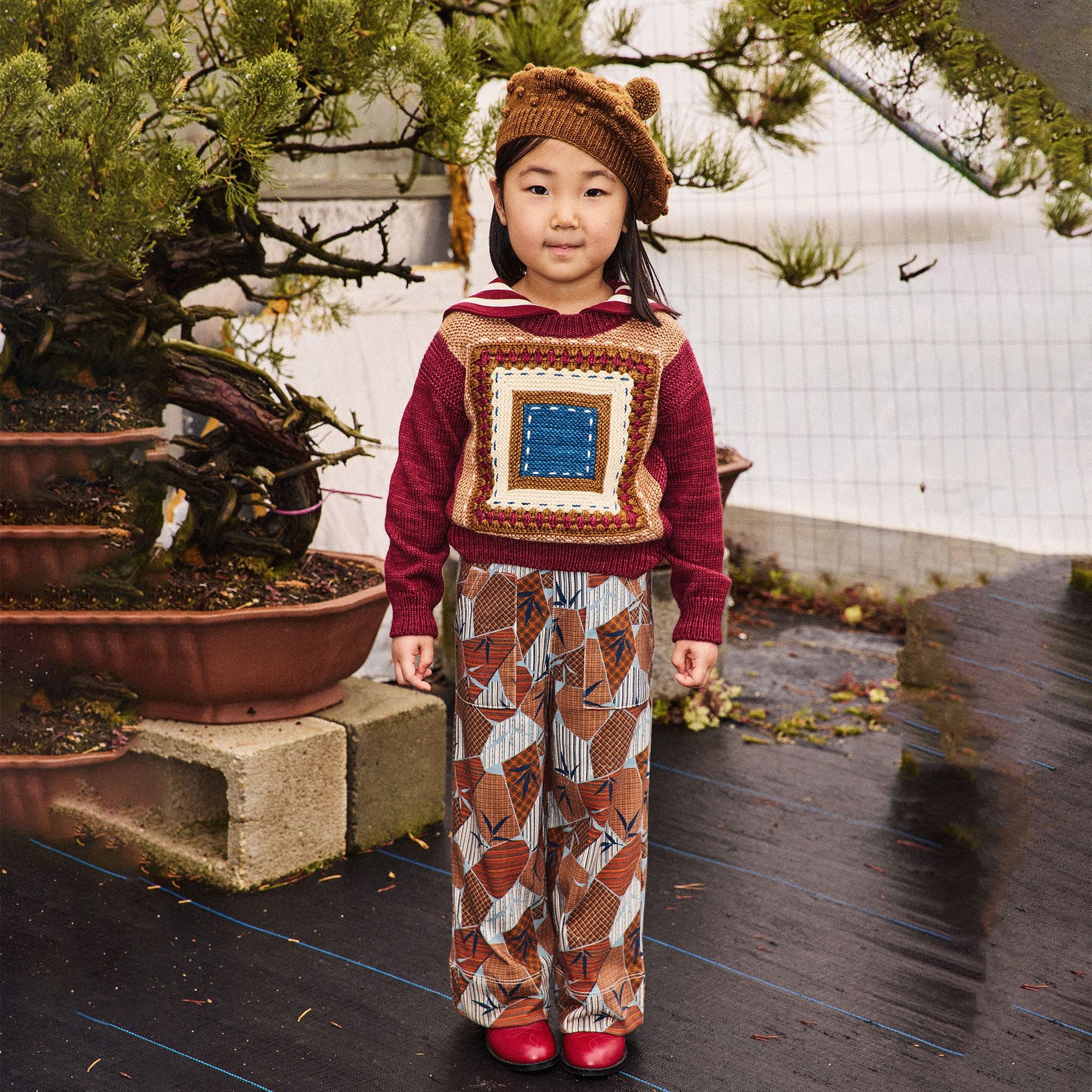 Misha & Puff-Running Stitch Sweater Cambridge