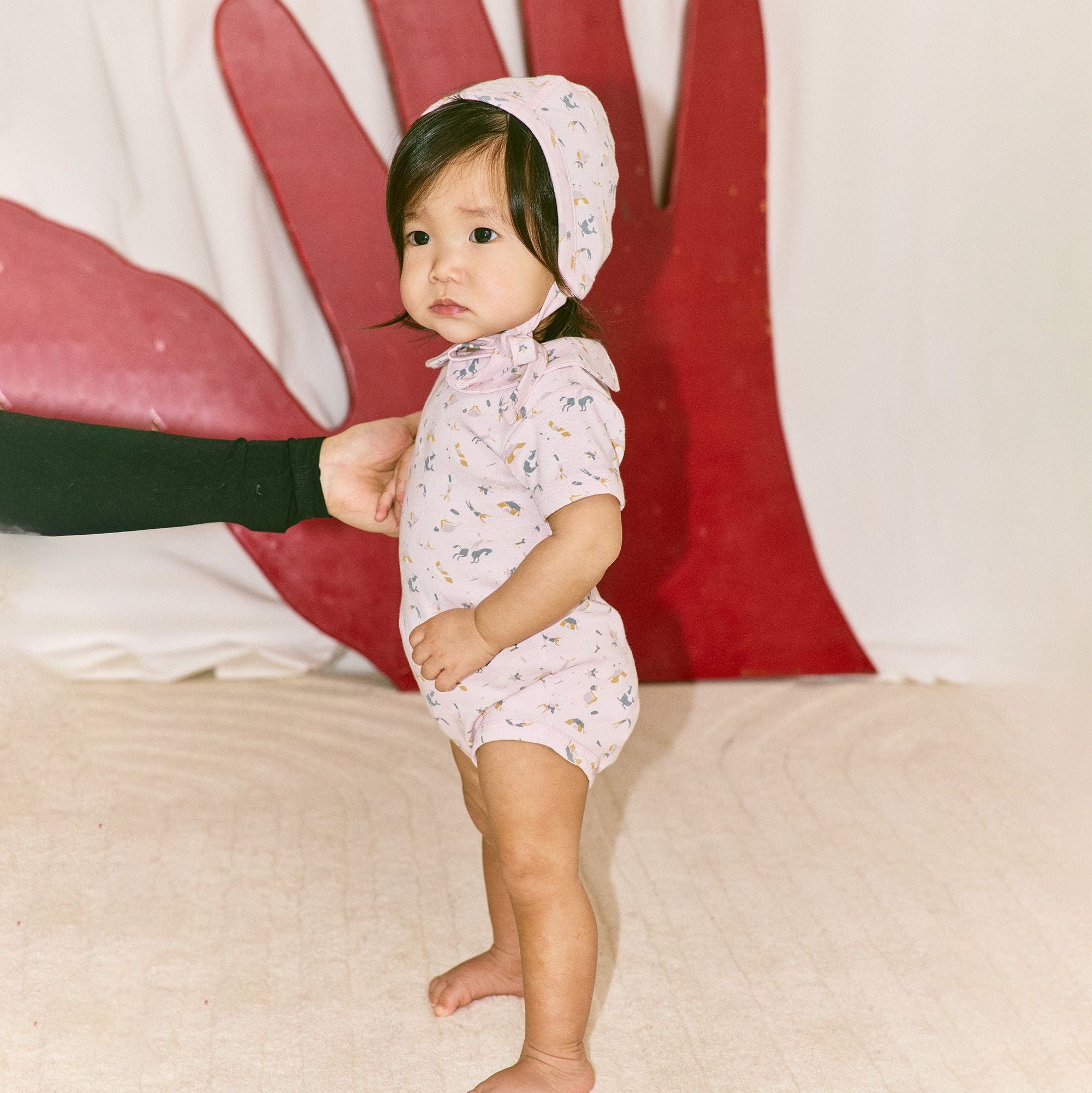 Misha & Puff-Baby Petit Collar Onesie Aura Circus