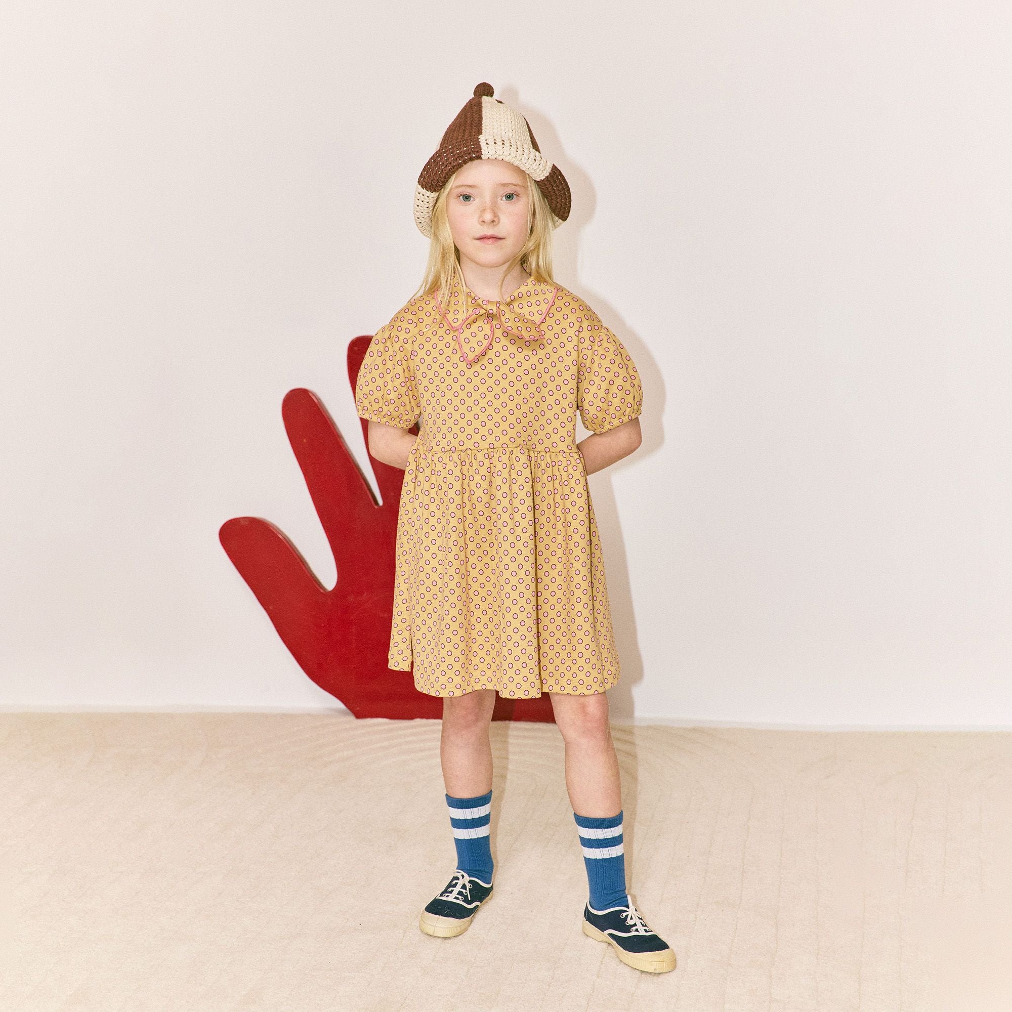 Misha & Puff-Girls Junior Scout Dress Root Ben-Day Dots