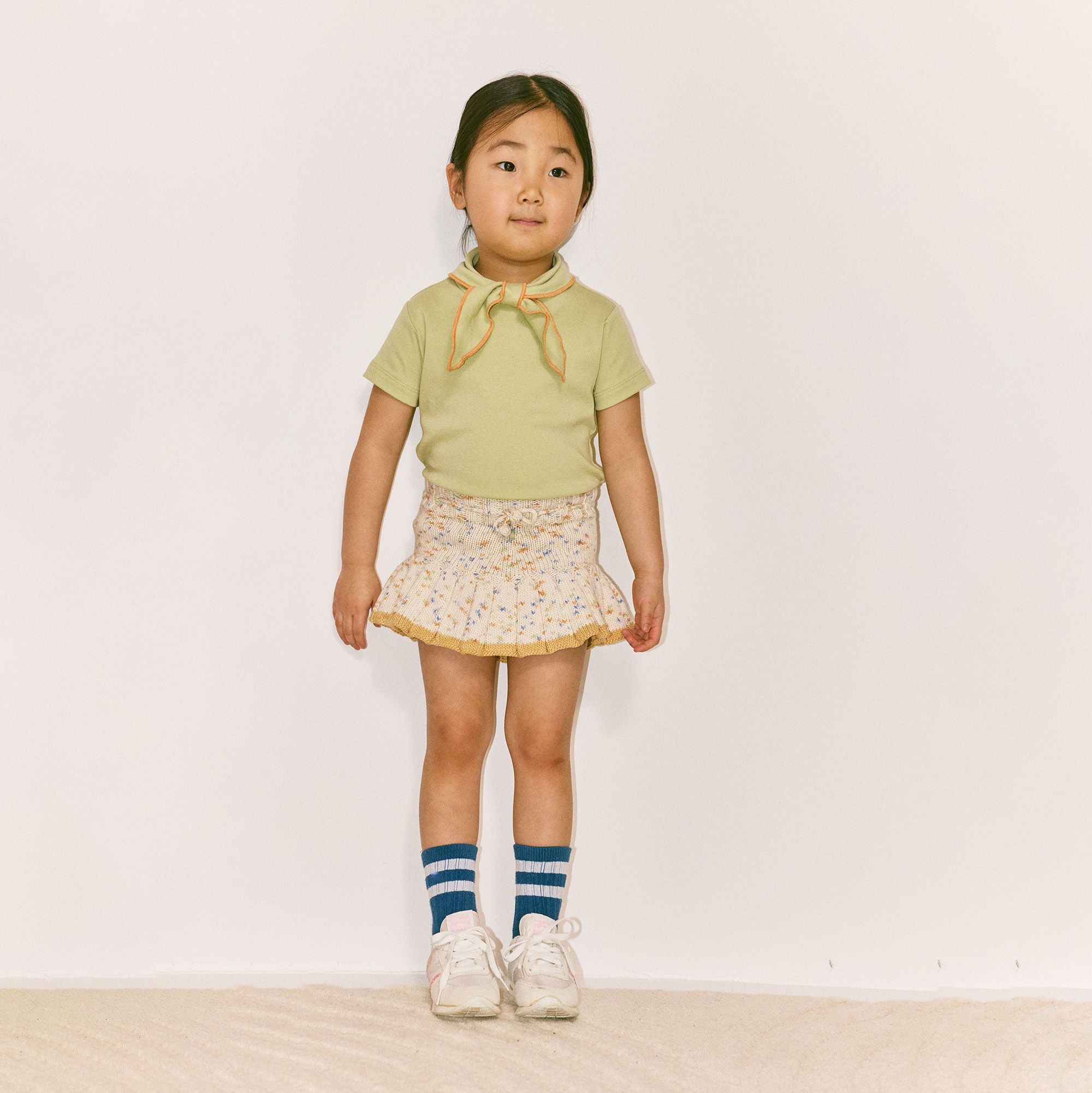 Misha & Puff-Girls Skating Pond Skirt Seashore Confetti