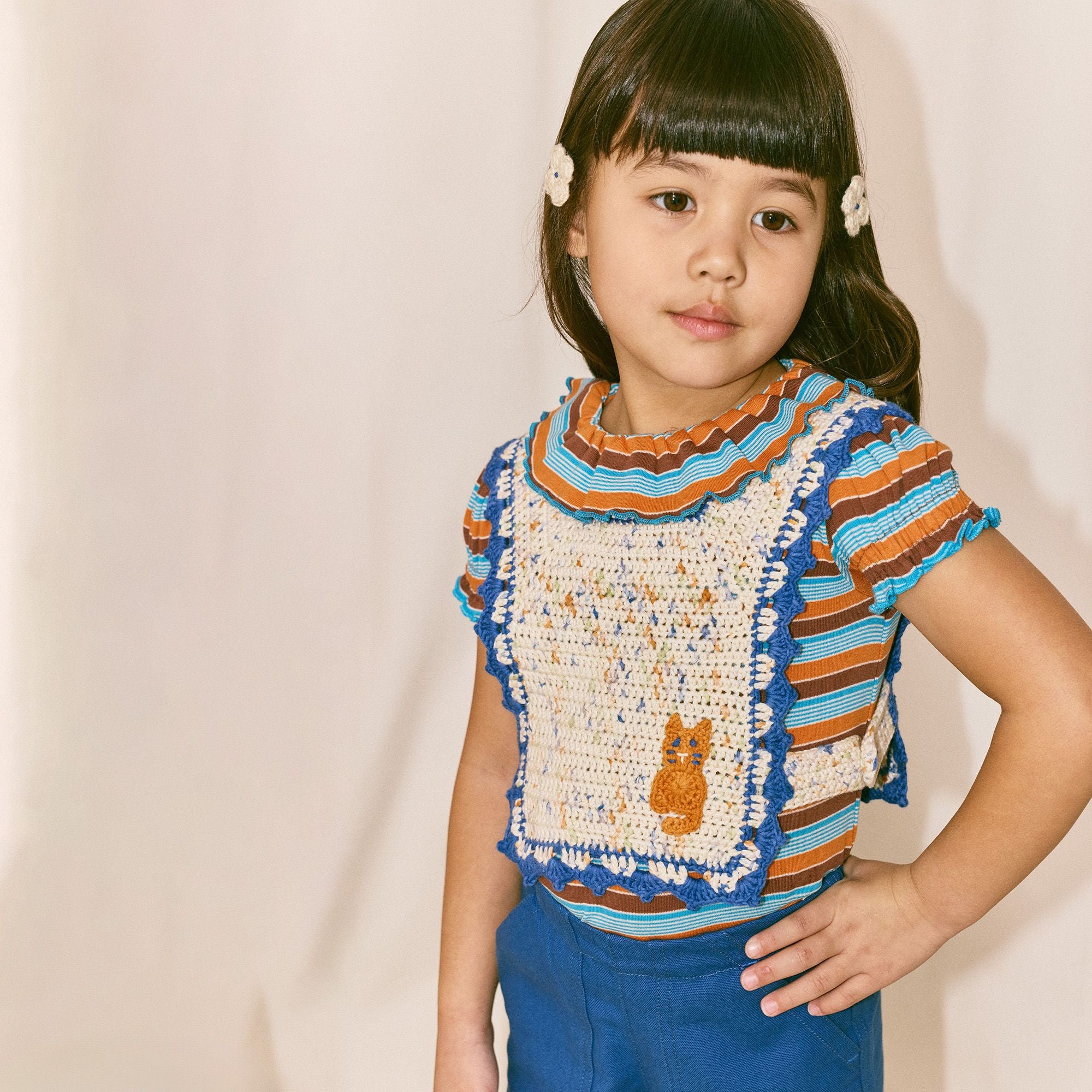 Misha & Puff-Cat Topanga Popover Seashore Confetti