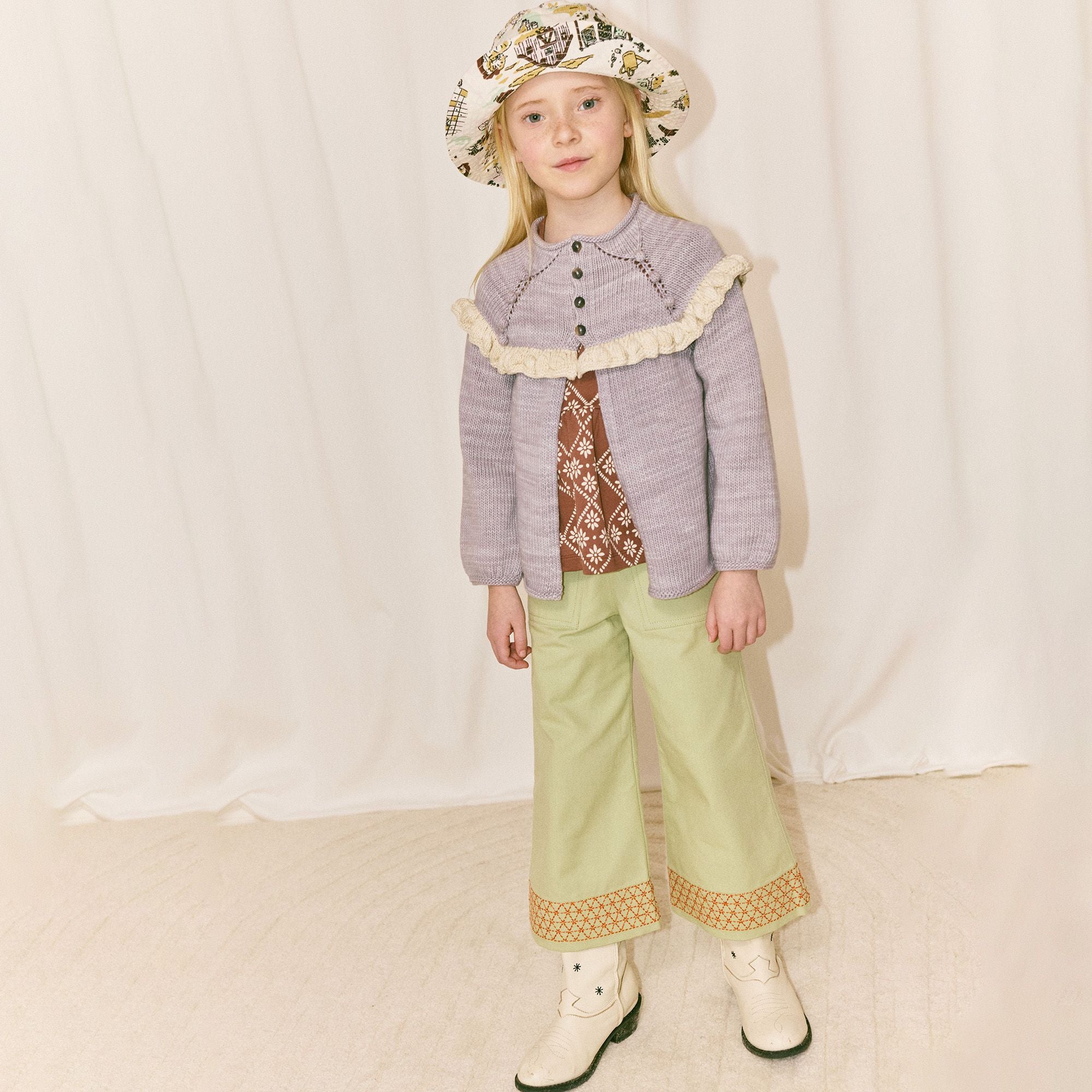 Misha & Puff-Kids Bucket Hat Marzipan Storyland