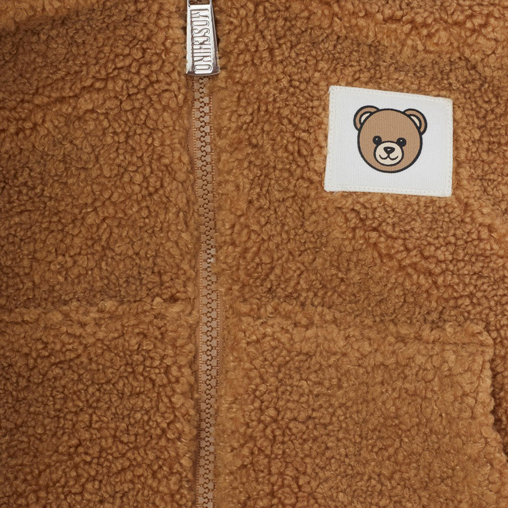 Moschino-Baby Jacket Carry Over Bear Brown
