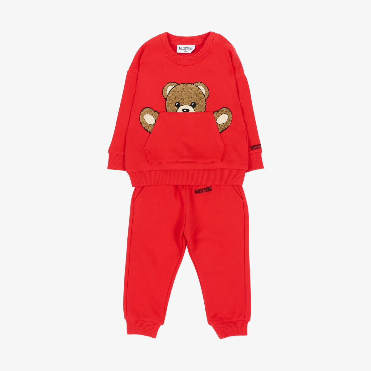 Moschino-Baby Tracksuit Poppy Red