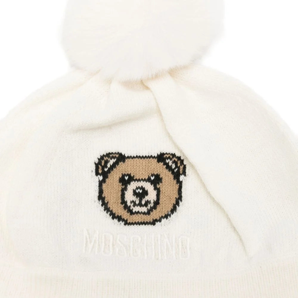 Moschino-Baby Hat W Pom Pom Cloud