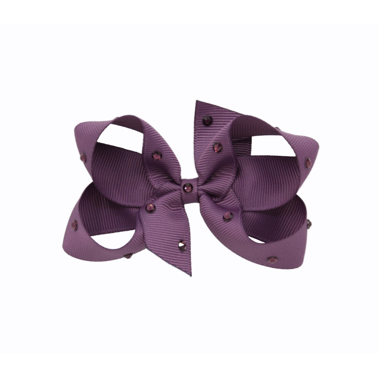 Olilia-Medium Classic Bow-Amethyst
