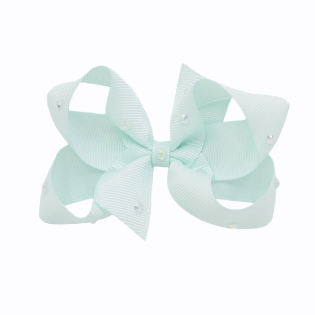 Olilia-Medium Classic Bow-Crystalline