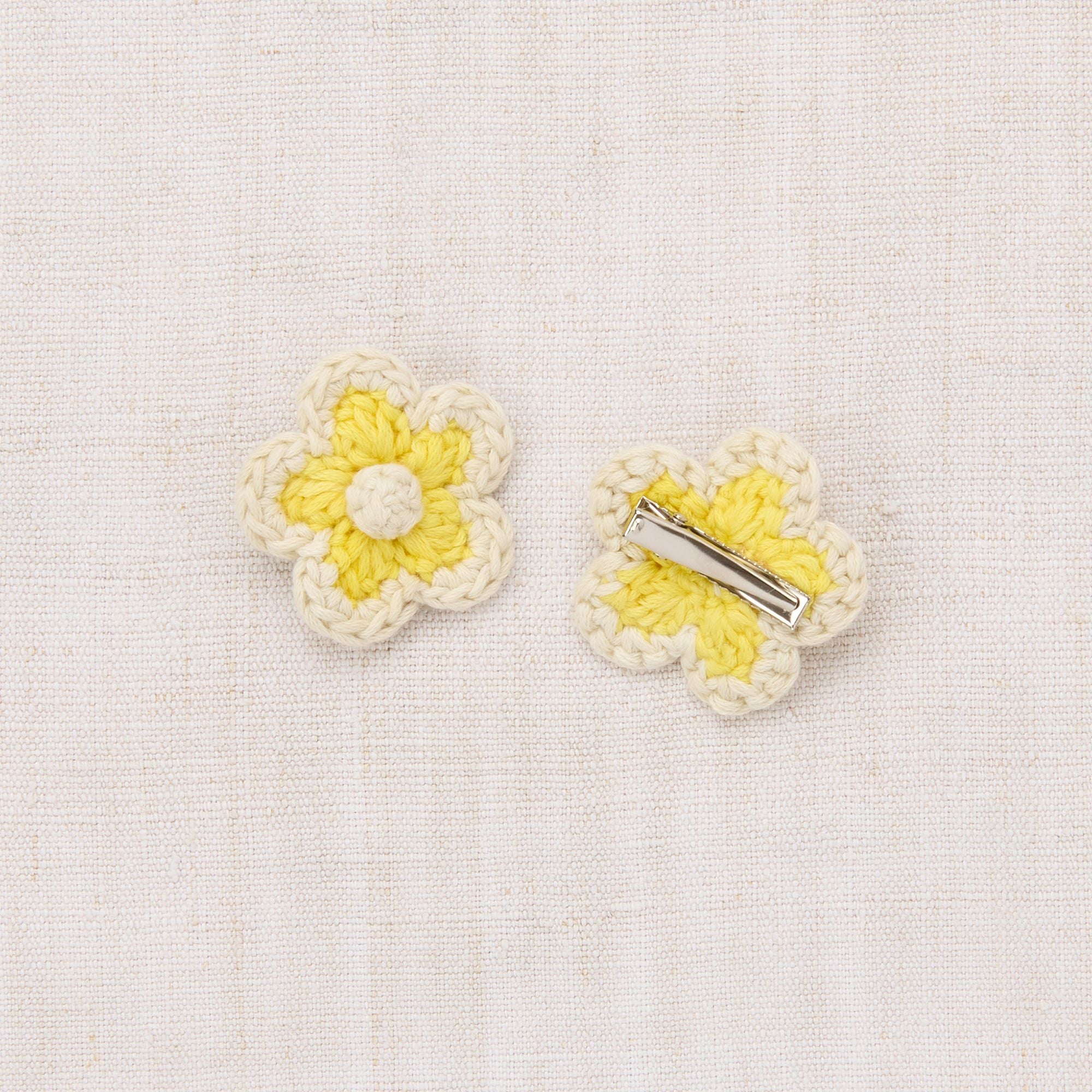 Misha & Puff-Girls Medium Flower Clip Set Sol
