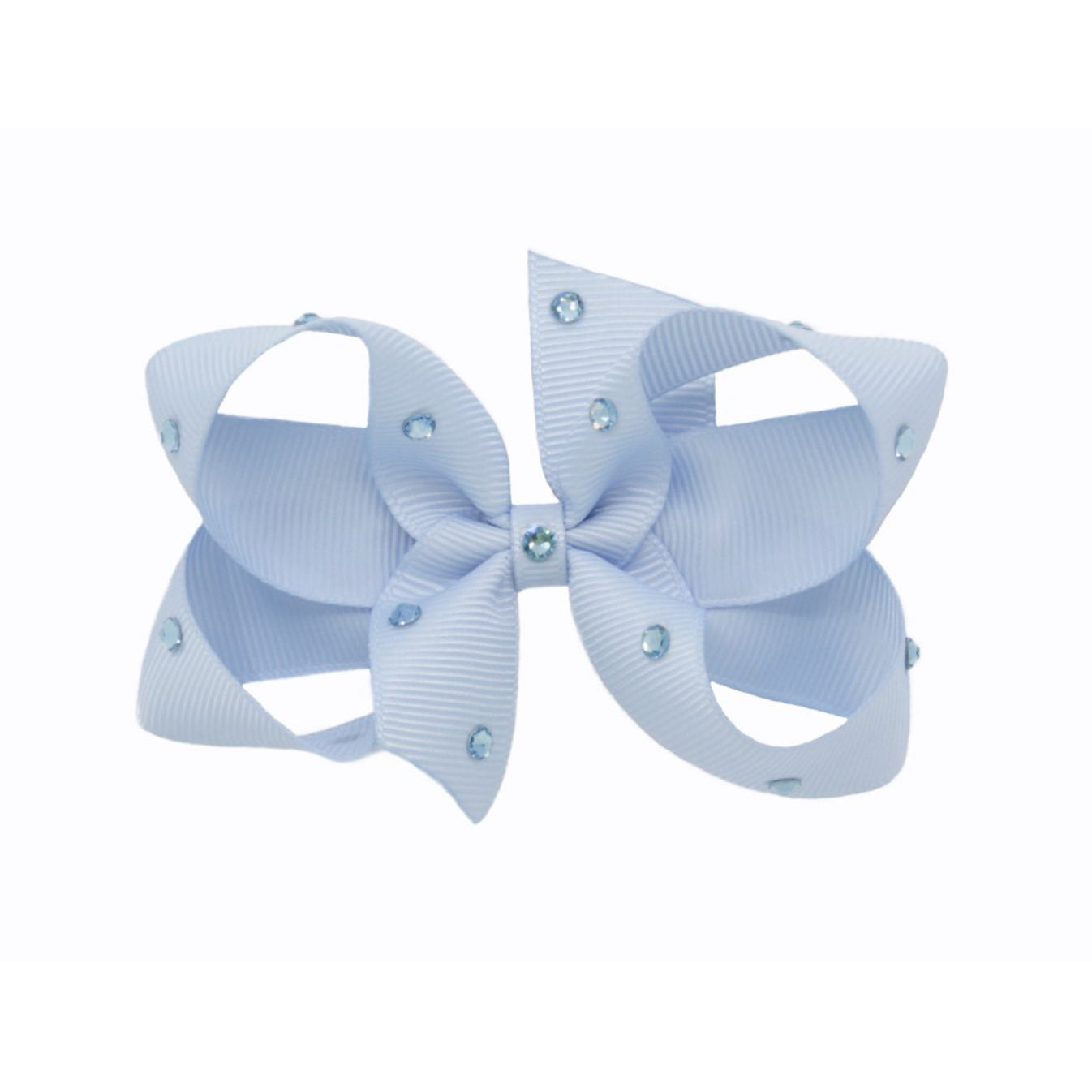 Olilia-Medium Classic Bow-Bluebird