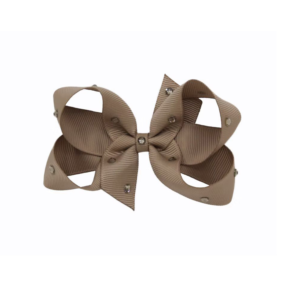 Olilia-Medium Classic Bow-Fossil