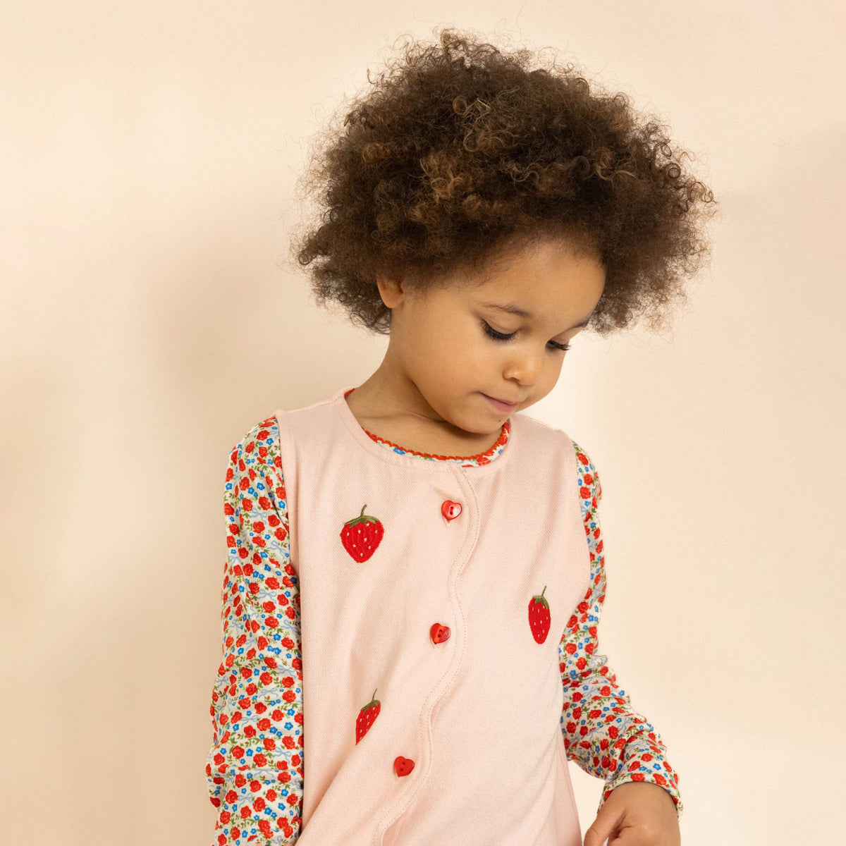 Flöss-Girl Melody Dress Soft Rose