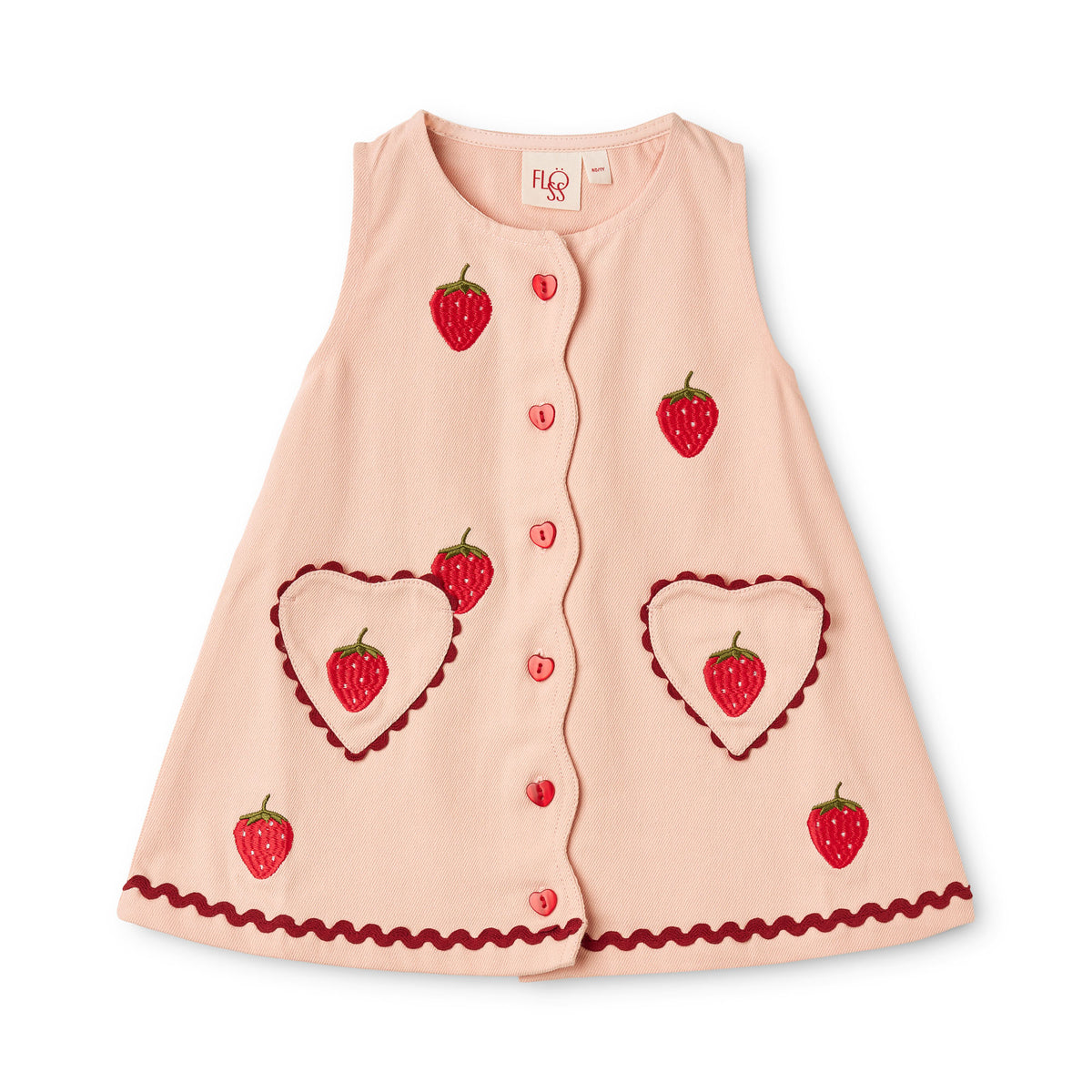 Flöss-Girl Melody Dress Soft Rose