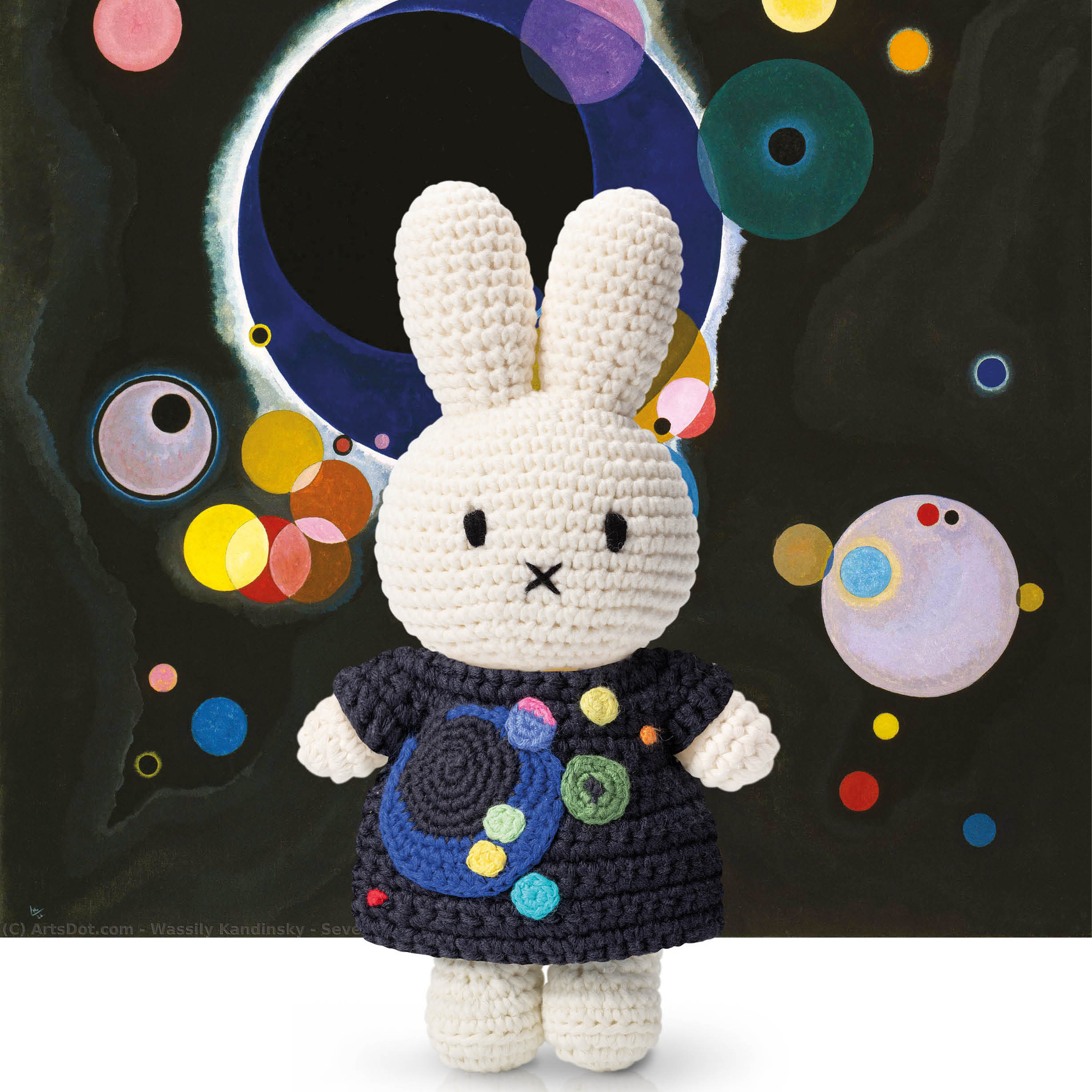 Miffy-Miffy in Kandinsky Several Circles Inspired Dress
