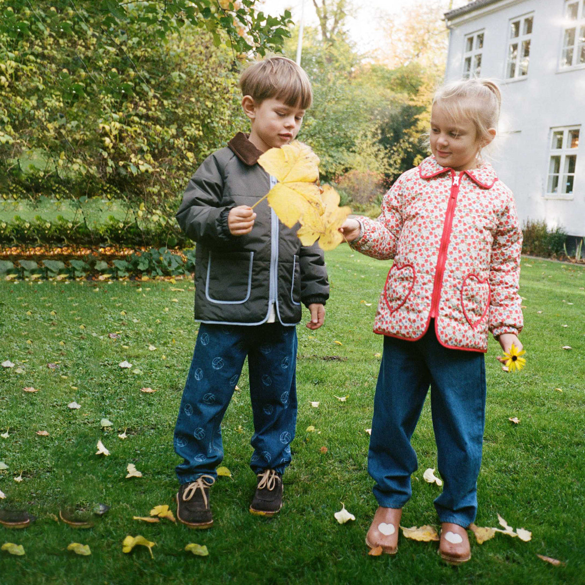 Flöss-Girl Mila Jacket Ditsy Rose