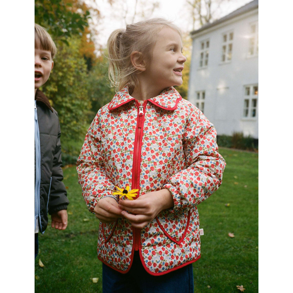 Flöss-Girl Mila Jacket Ditsy Rose