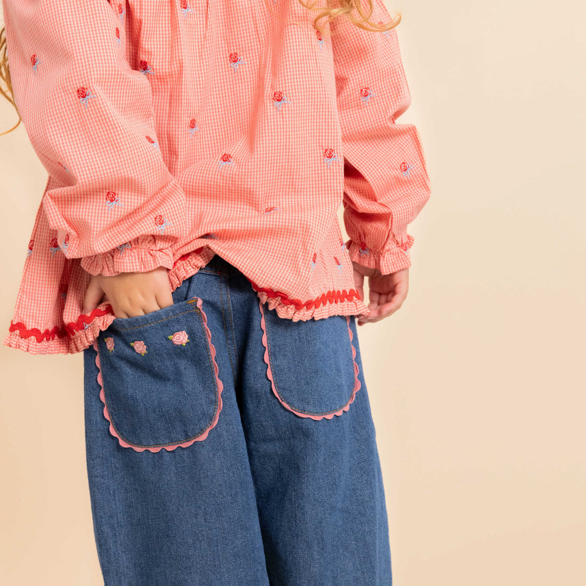 Flöss-Girl Monique Jeans Mid Blue