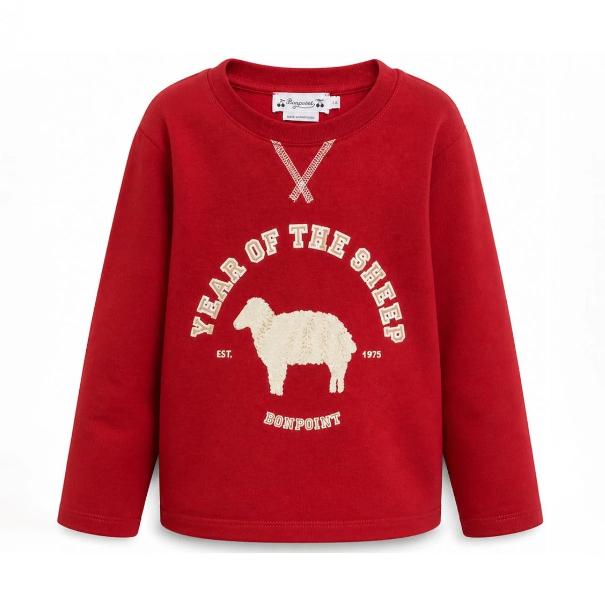 Bonpoint-T-Shirt Manel Cny Upb Rouge
