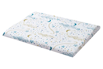 Bamboo Jersey Toddler Pillow and Pillowcase - Stars white