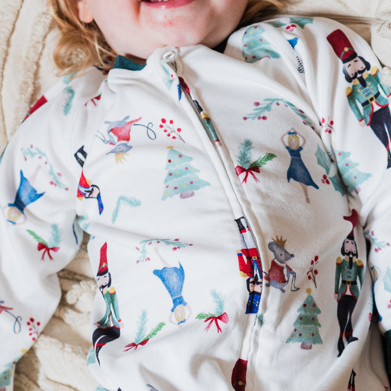Nest Designs-Long Sleeve Footless Sleeper Nutcracker