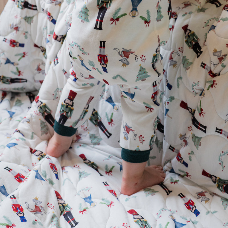 Nest Designs-Long Sleeve Footless Sleeper Nutcracker