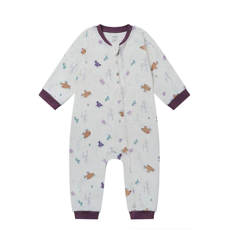 Nest Designs-Long Sleeve Footless Sleeper Snow Angels