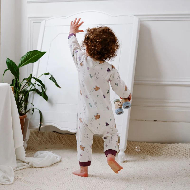 Nest Designs-Long Sleeve Footless Sleeper Snow Angels