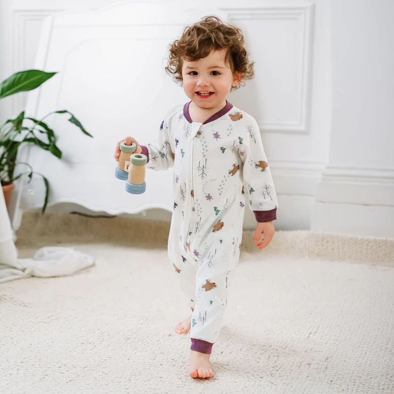 Nest Designs-Long Sleeve Footless Sleeper Snow Angels