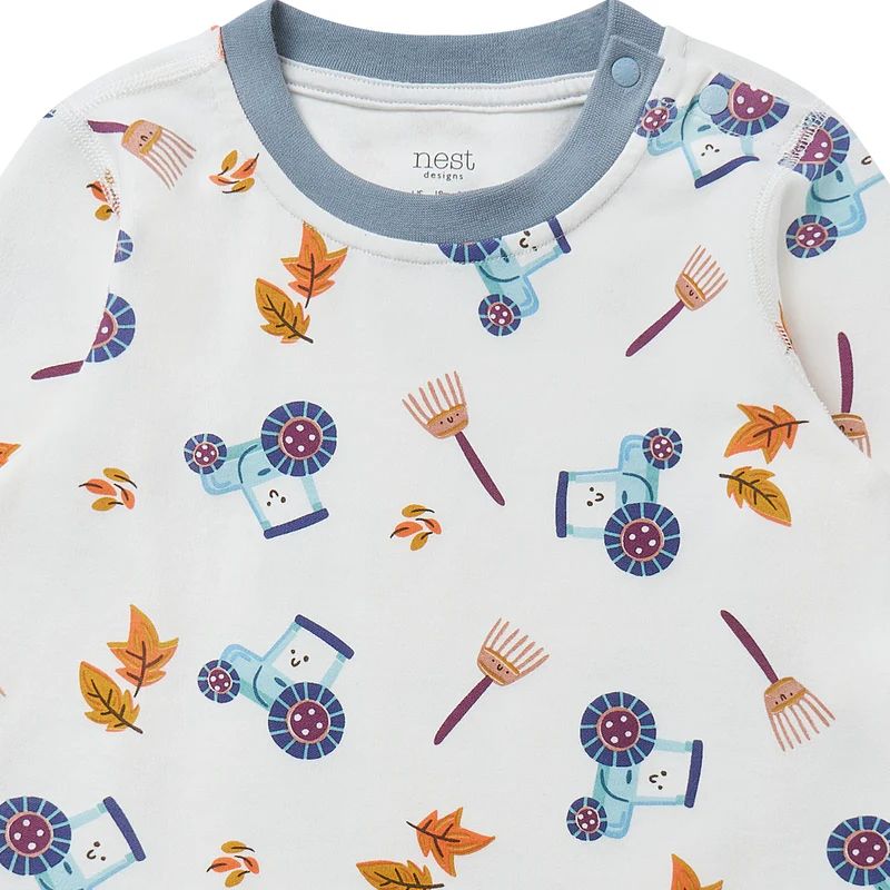 Nest Designs-Long Sleeve PJ Set On The Farm