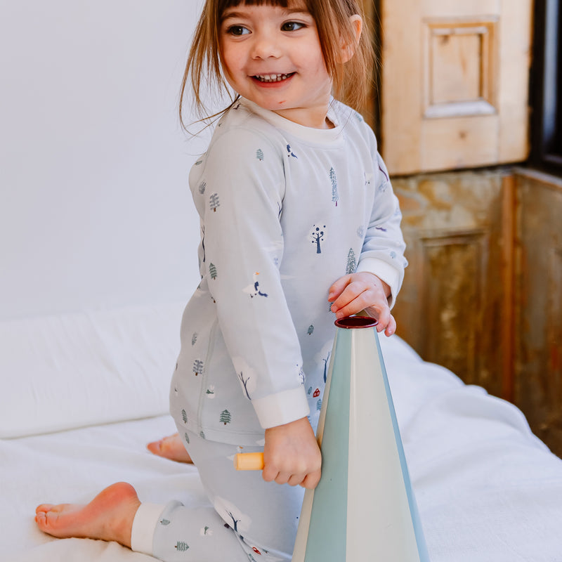 Nest Designs-Long Sleeve PJ Set Snowy Snuggles