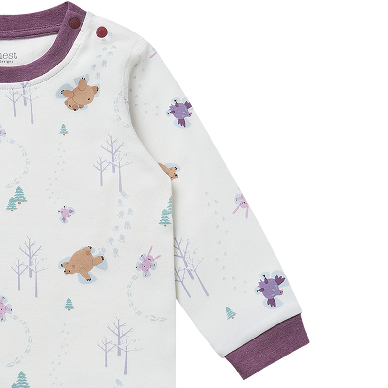 Nest Designs-Long Sleeve PJ Set Snow Angels