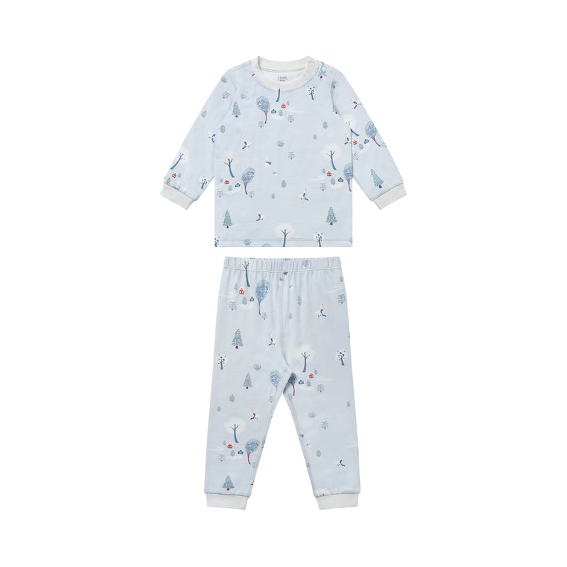 Nest Designs-Long Sleeve PJ Set Snowy Snuggles