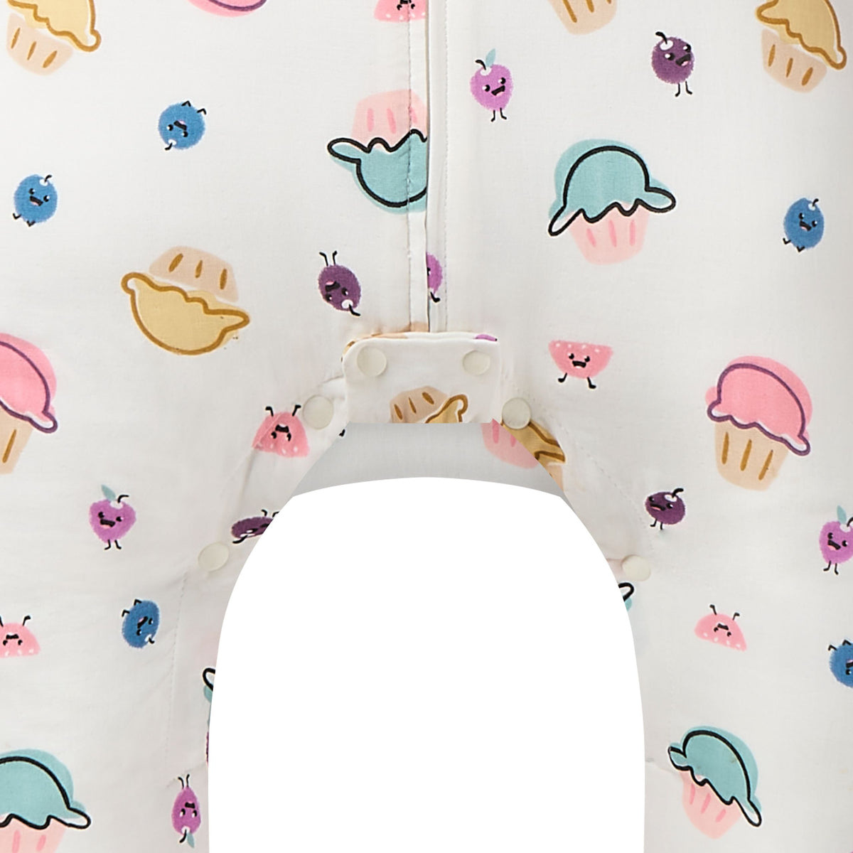 Nest Designs-1.0 TOG Long Raglan Sleeve Footed Sleep Bag Muffin Man