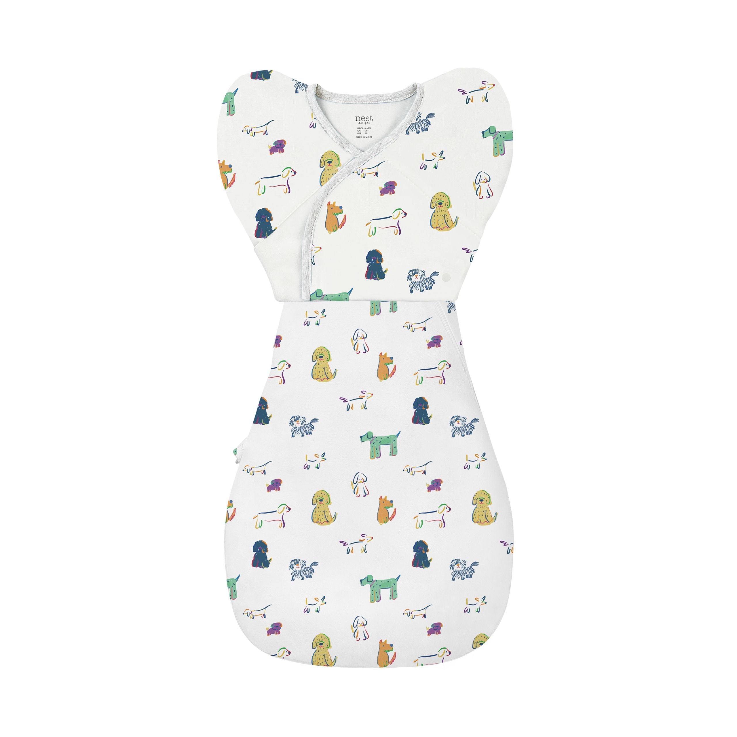 Nest Designs-0.5 TOG Startle Stop Sleep Bag Set (WITH WINGS 1.0) Bingo