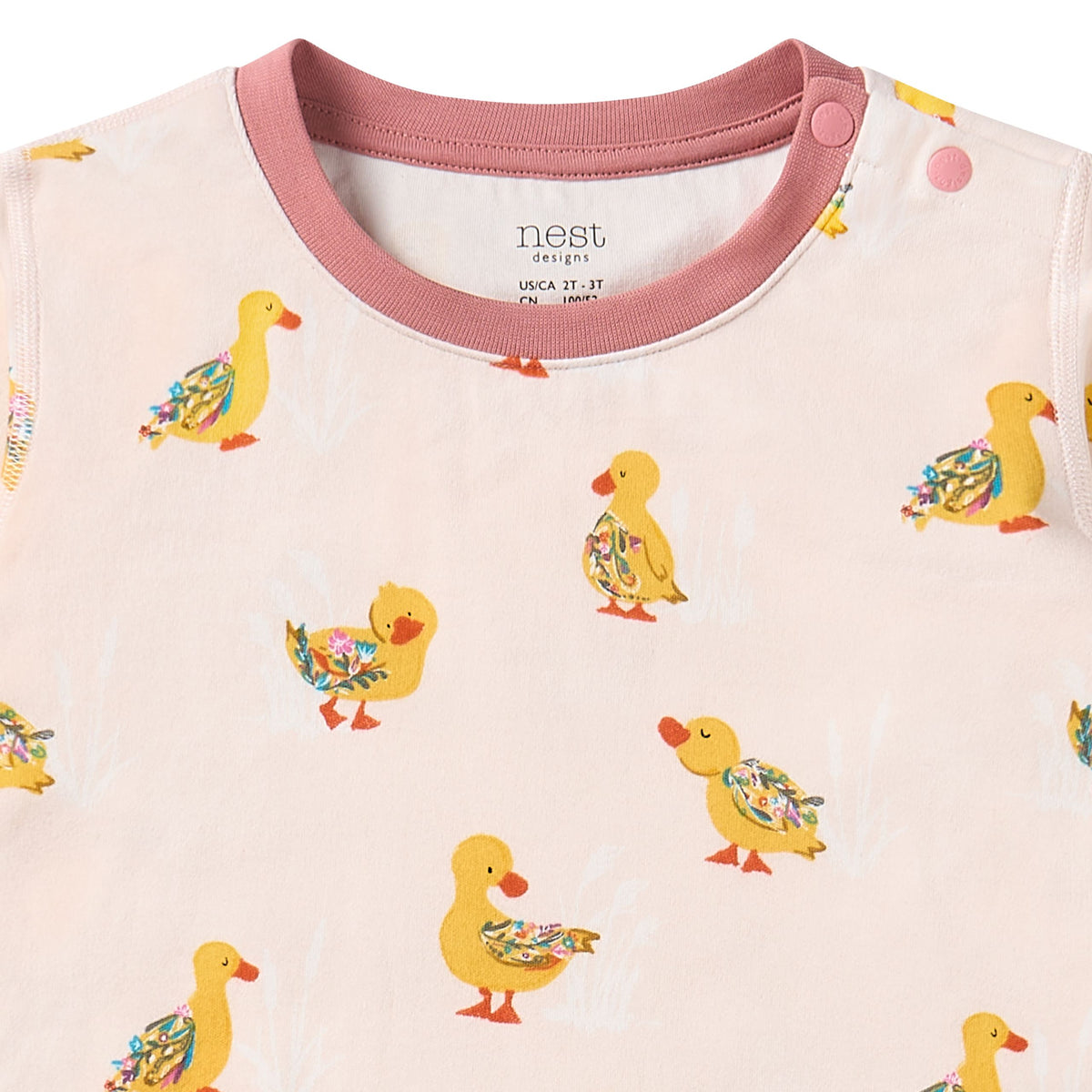 Nest Designs-Long Sleeve PJ Set Five Little Ducks