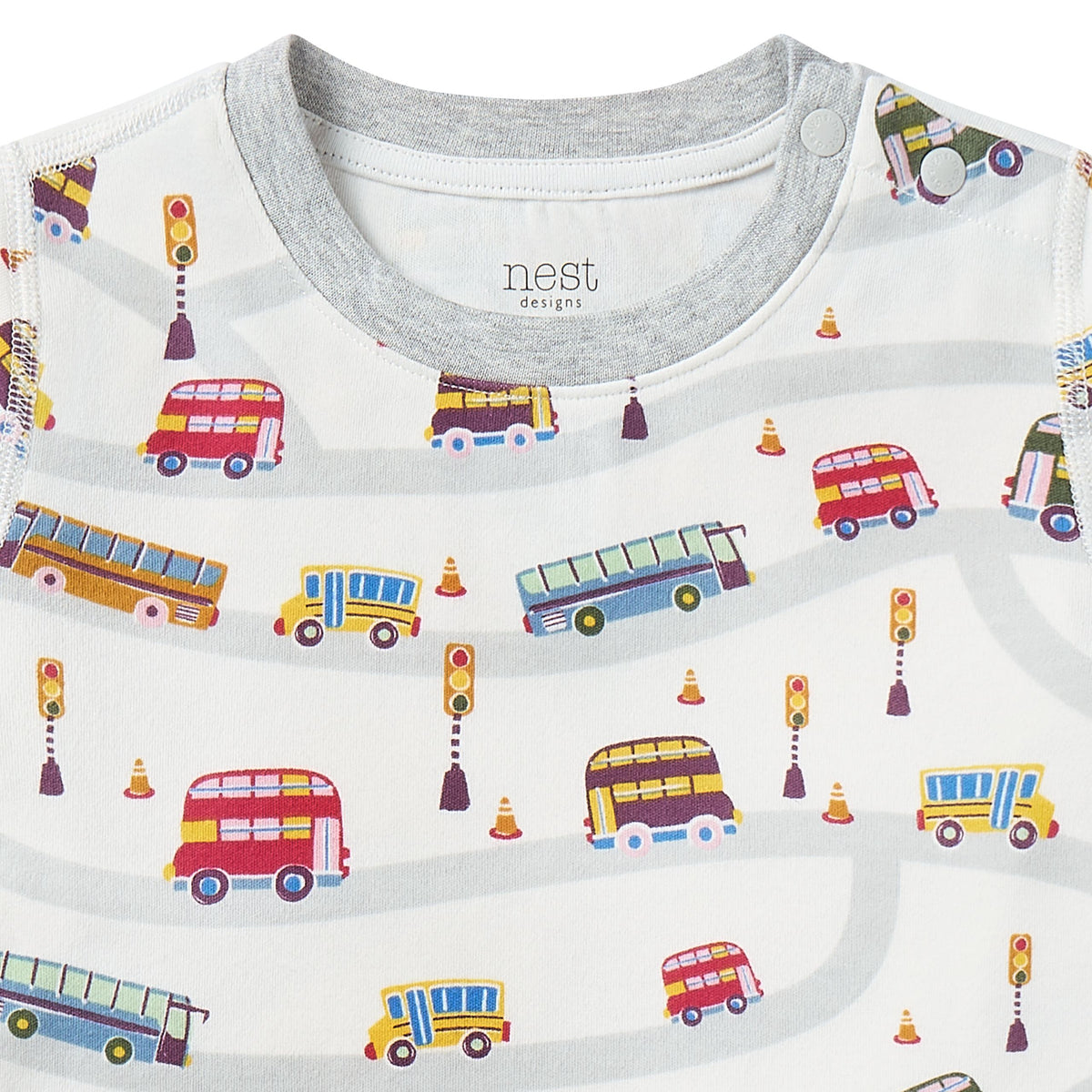 Nest Designs-Long Sleeve PJ Set Wheels On The Bus