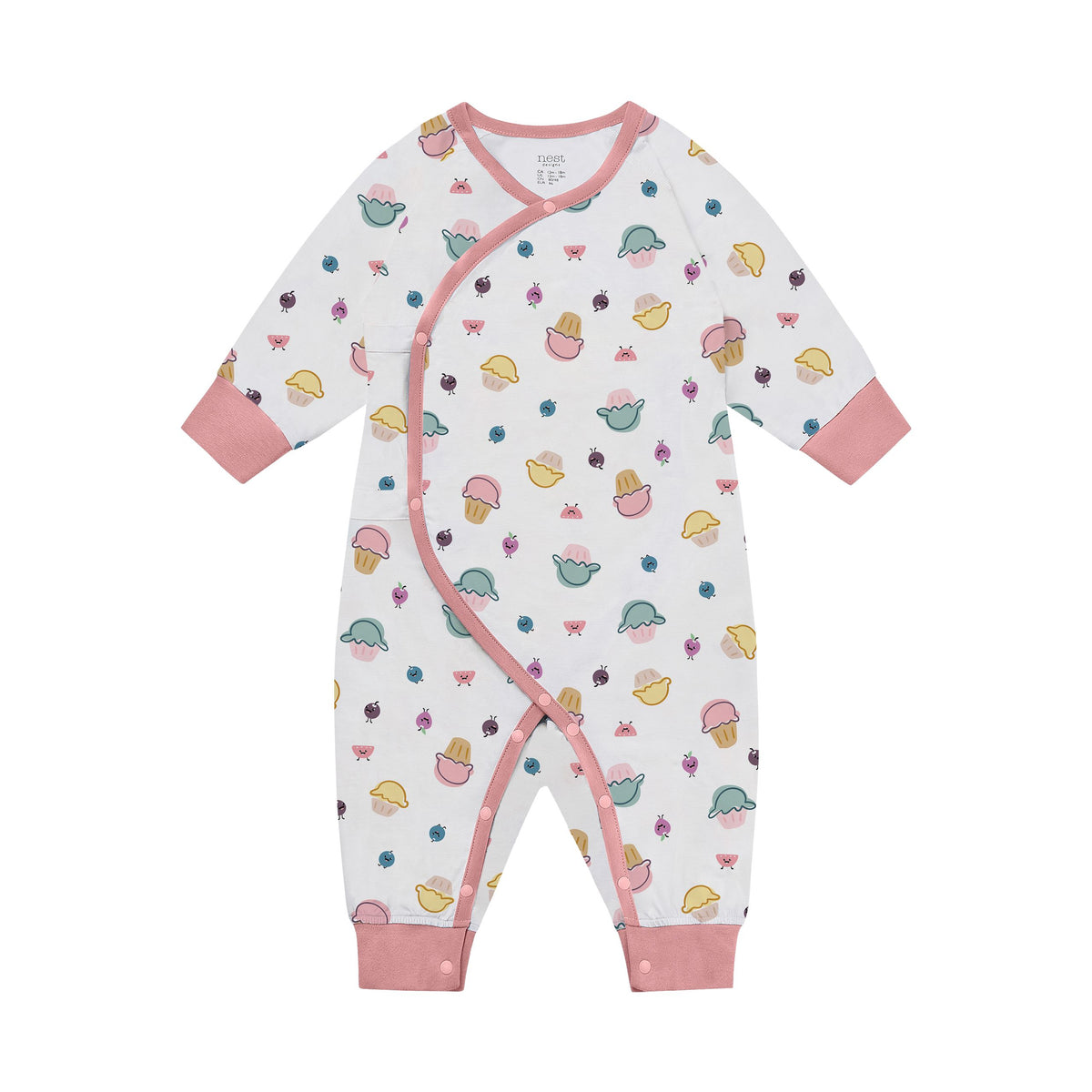 Nest Designs-Long Sleeve Romper Muffin Man