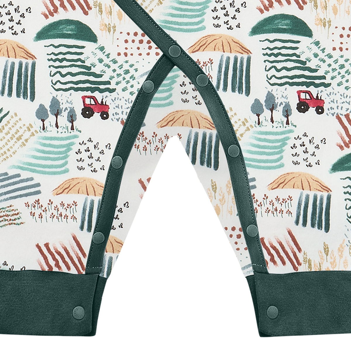Nest Designs-Long Sleeve Romper Farmer Dell
