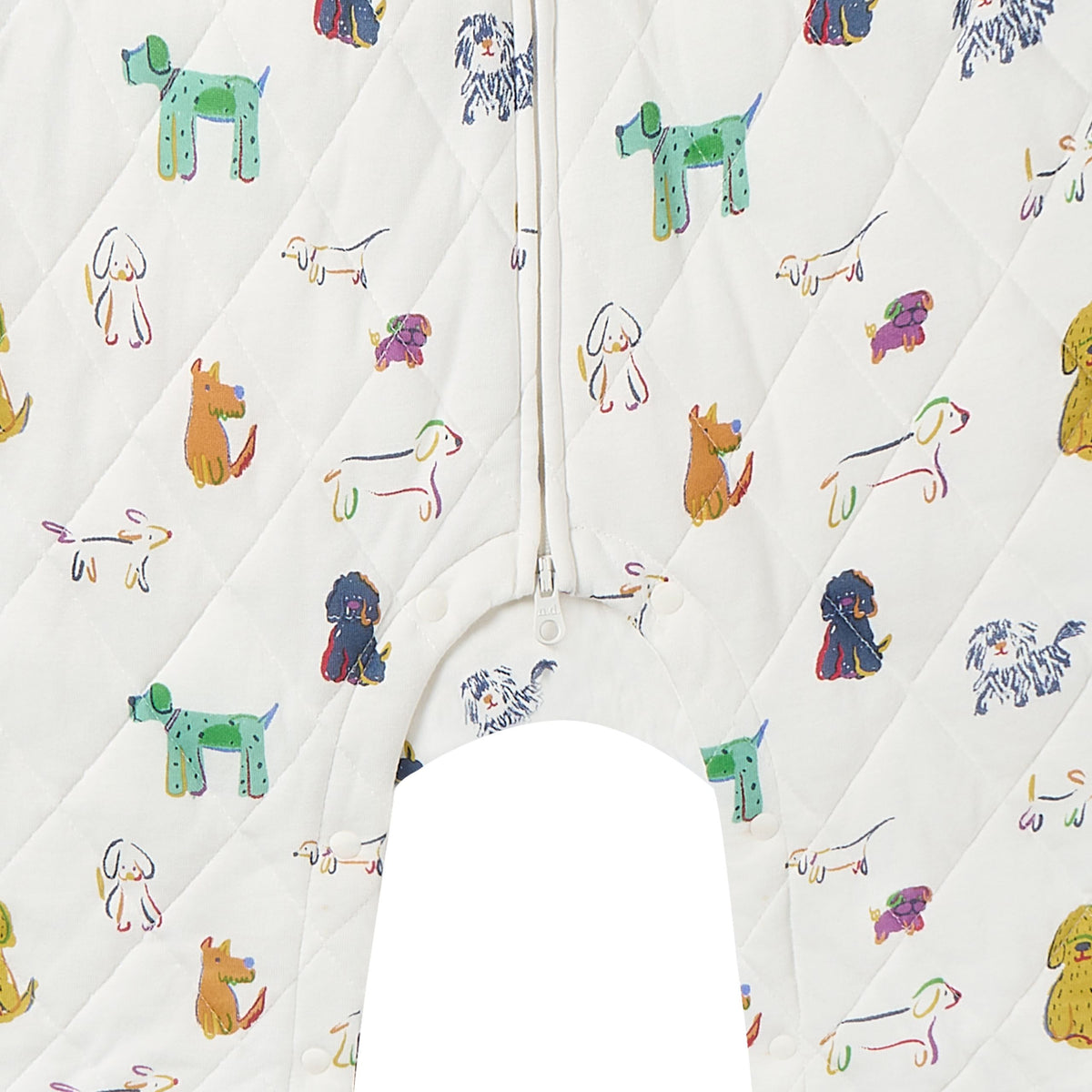 Nest Designs-Quilted Long Sleeve Romper Bingo