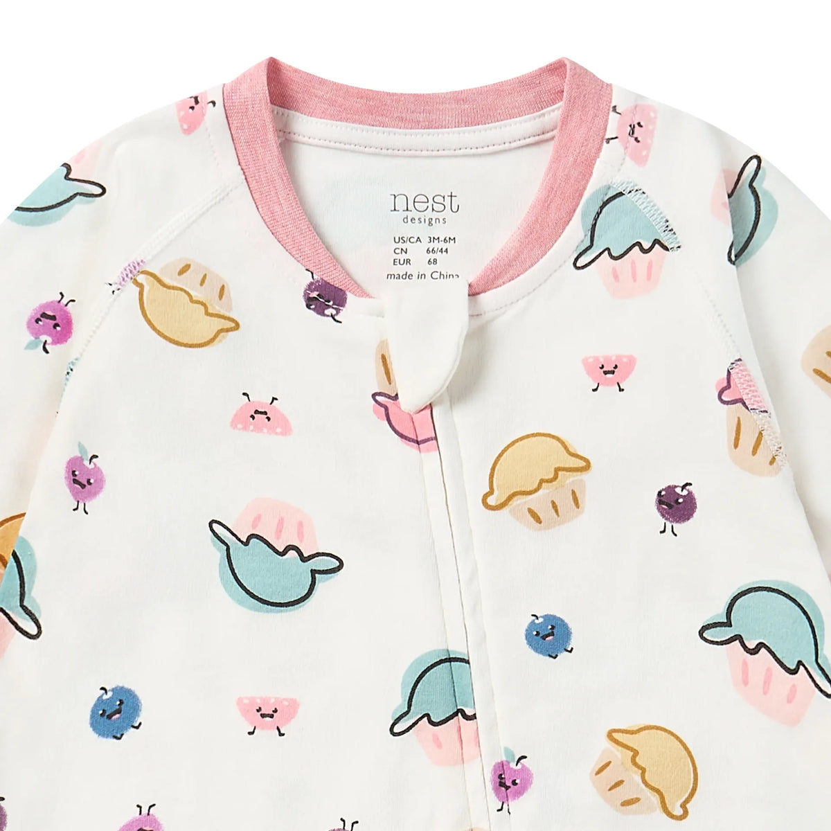 Nest Designs-Long Sleeve Footed Sleeper Muffin Man