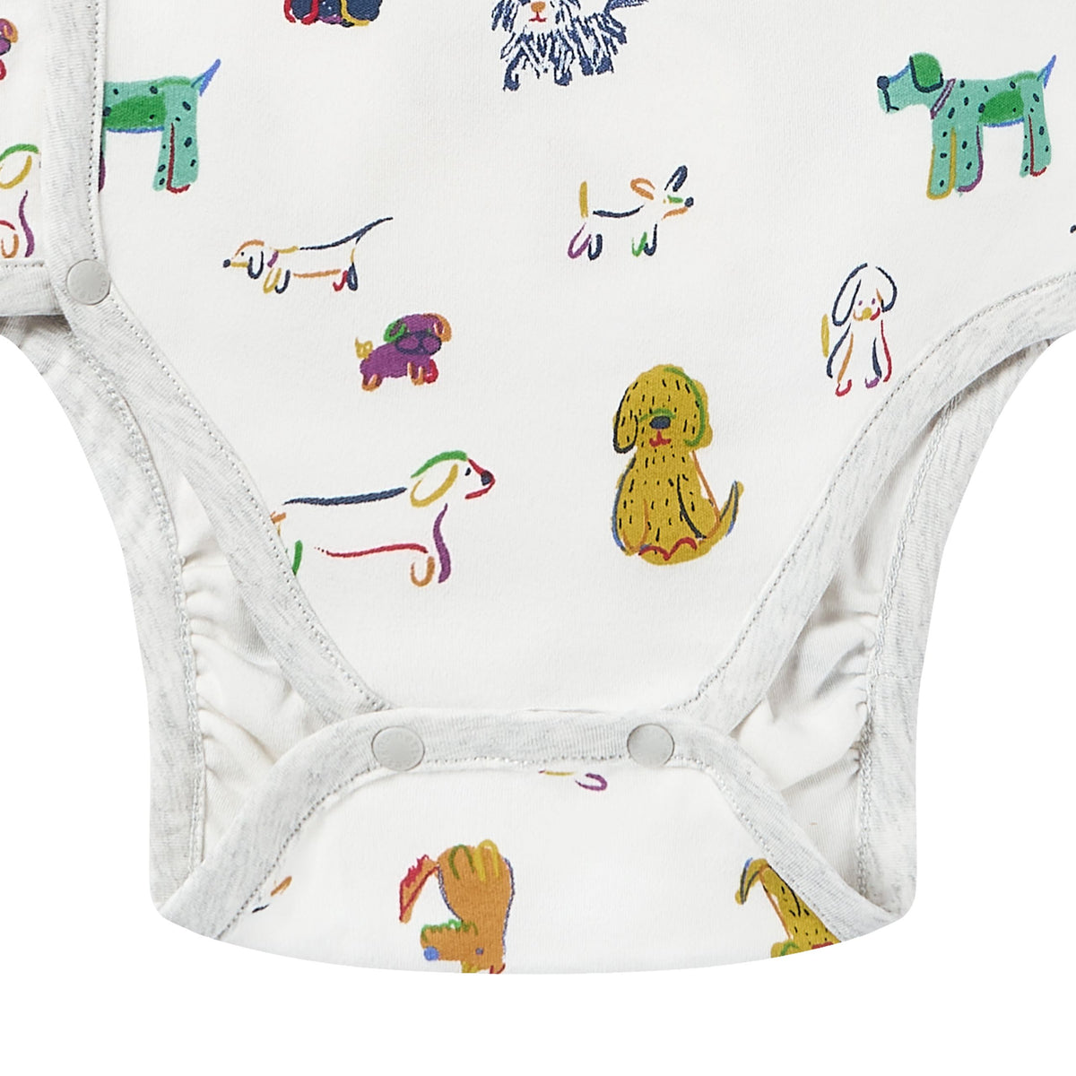 Nest Designs-Long Sleeve Kimono Onesie Bingo