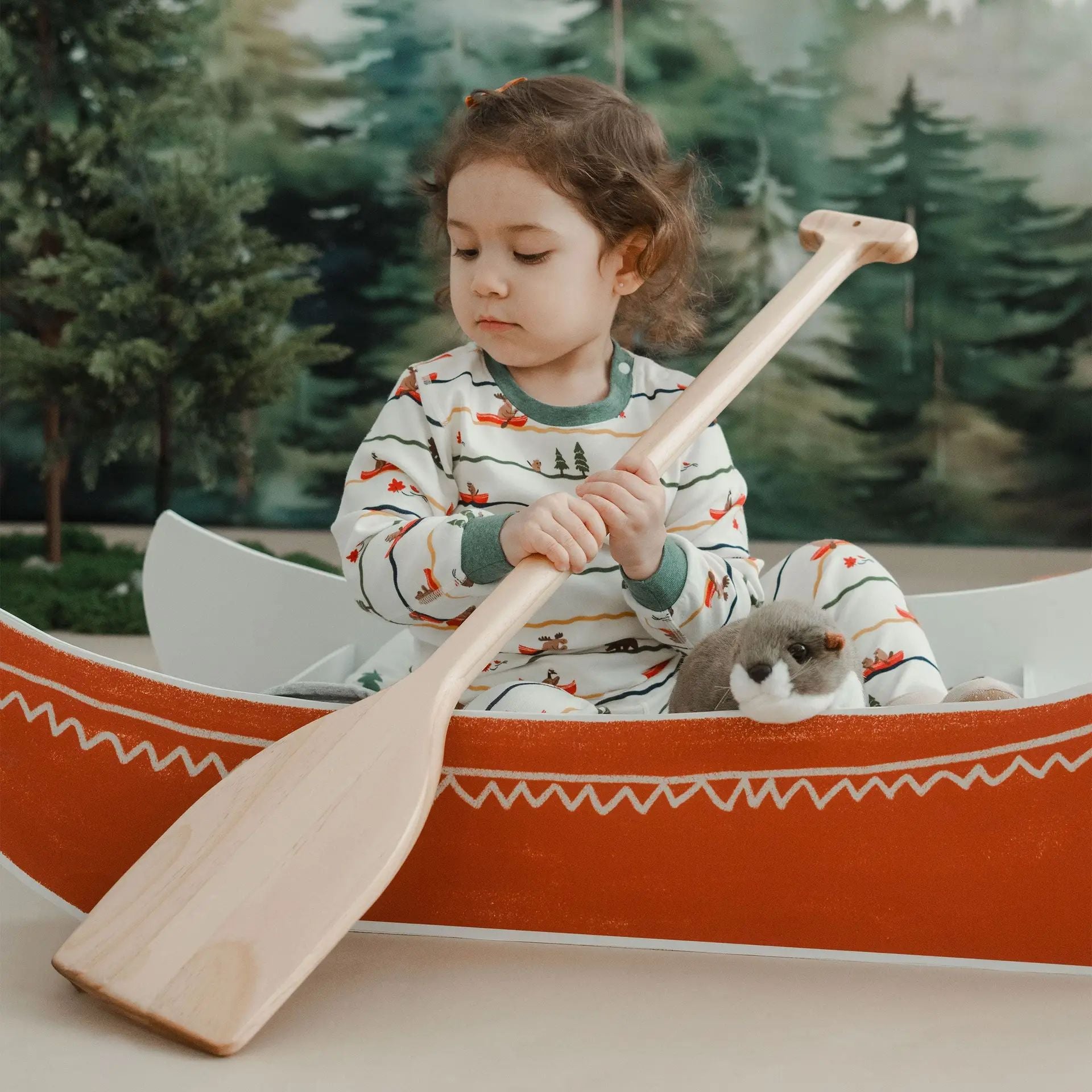 Nest Designs-Long Sleeve Pj Set Canoe Do It