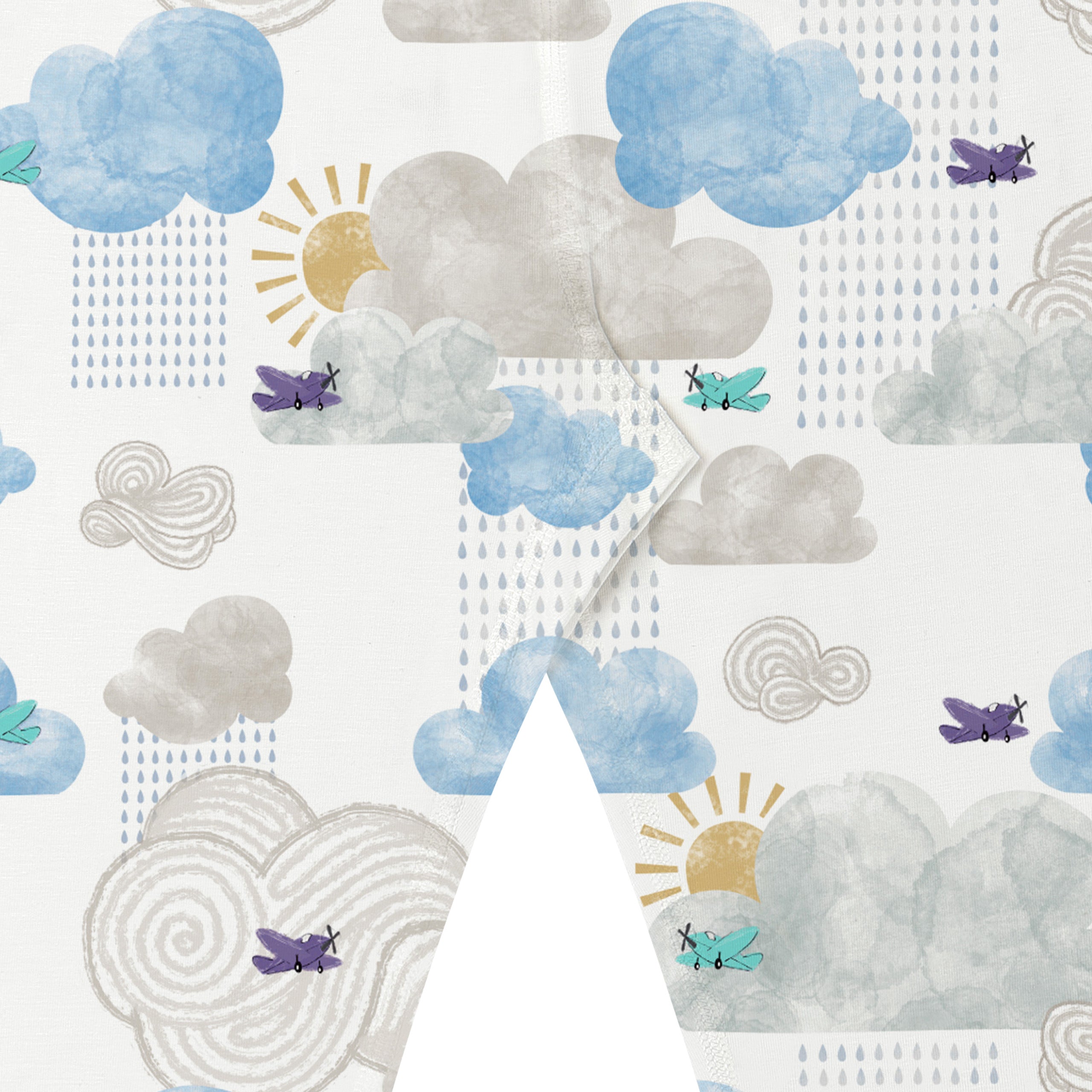 Nest Designs-Long Sleeve PJ Set Fluffy Puffs