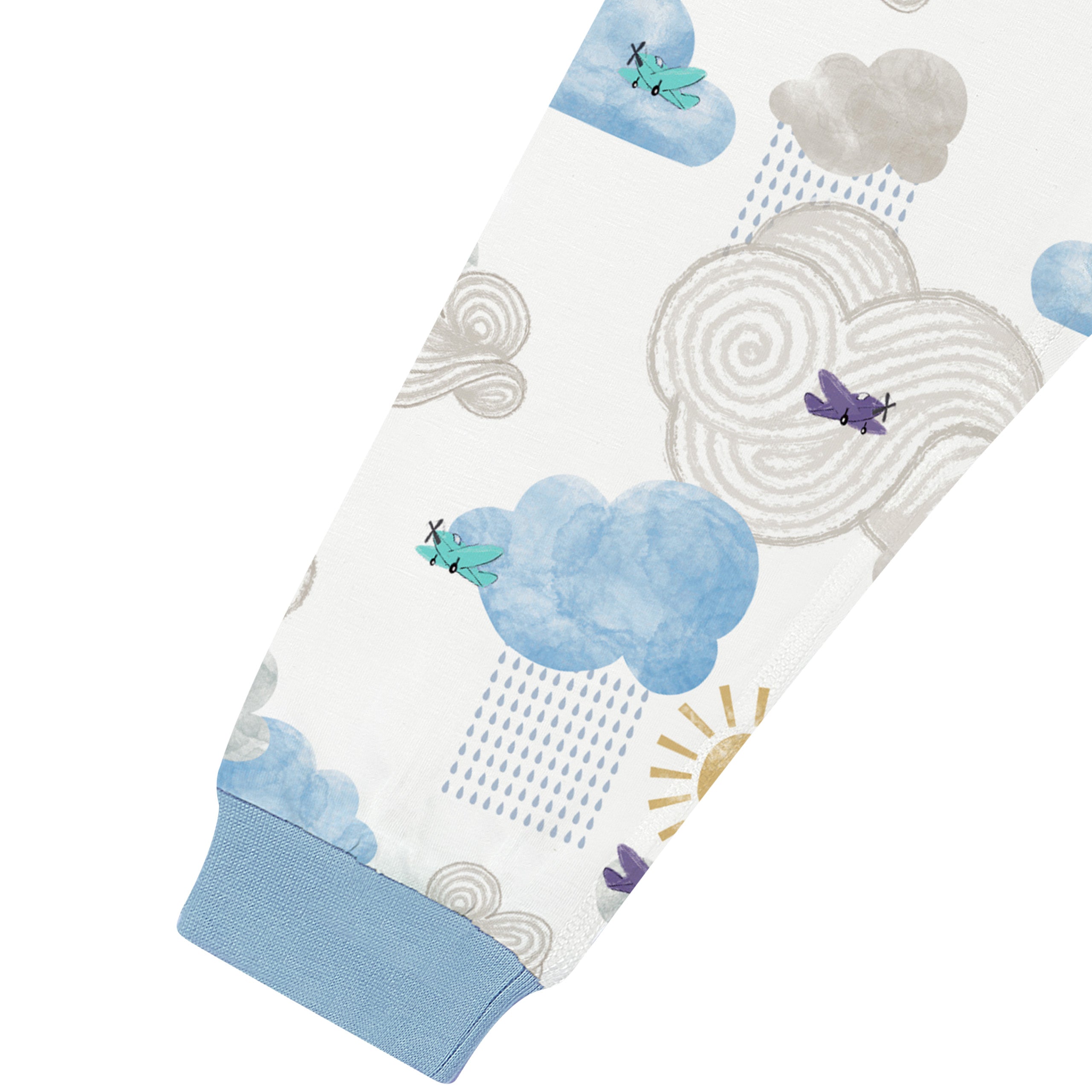 Nest Designs-Long Sleeve PJ Set Fluffy Puffs