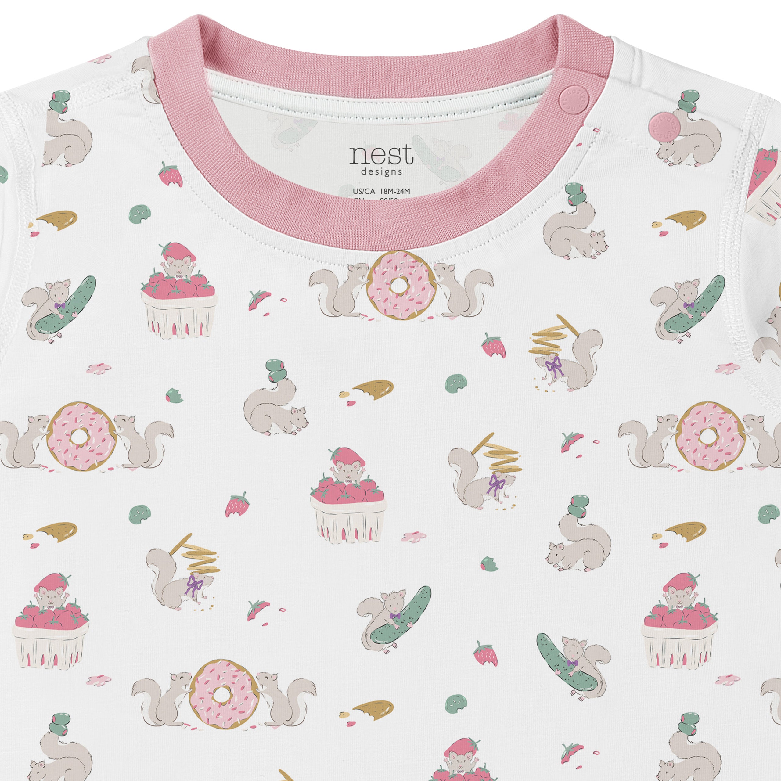 Nest Designs-Long Sleeve PJ Set Very Squirrelly