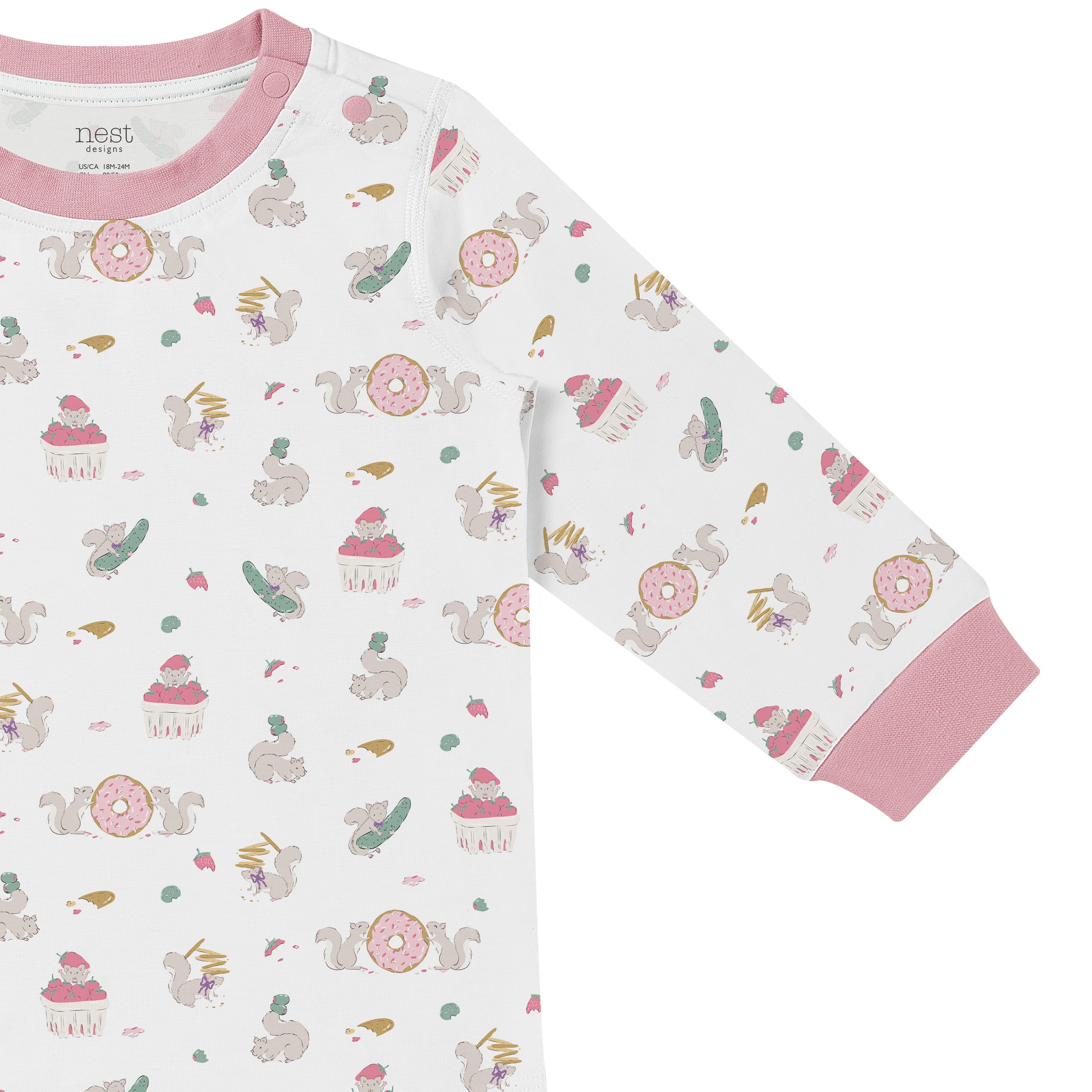 Nest Designs-Long Sleeve PJ Set Very Squirrelly