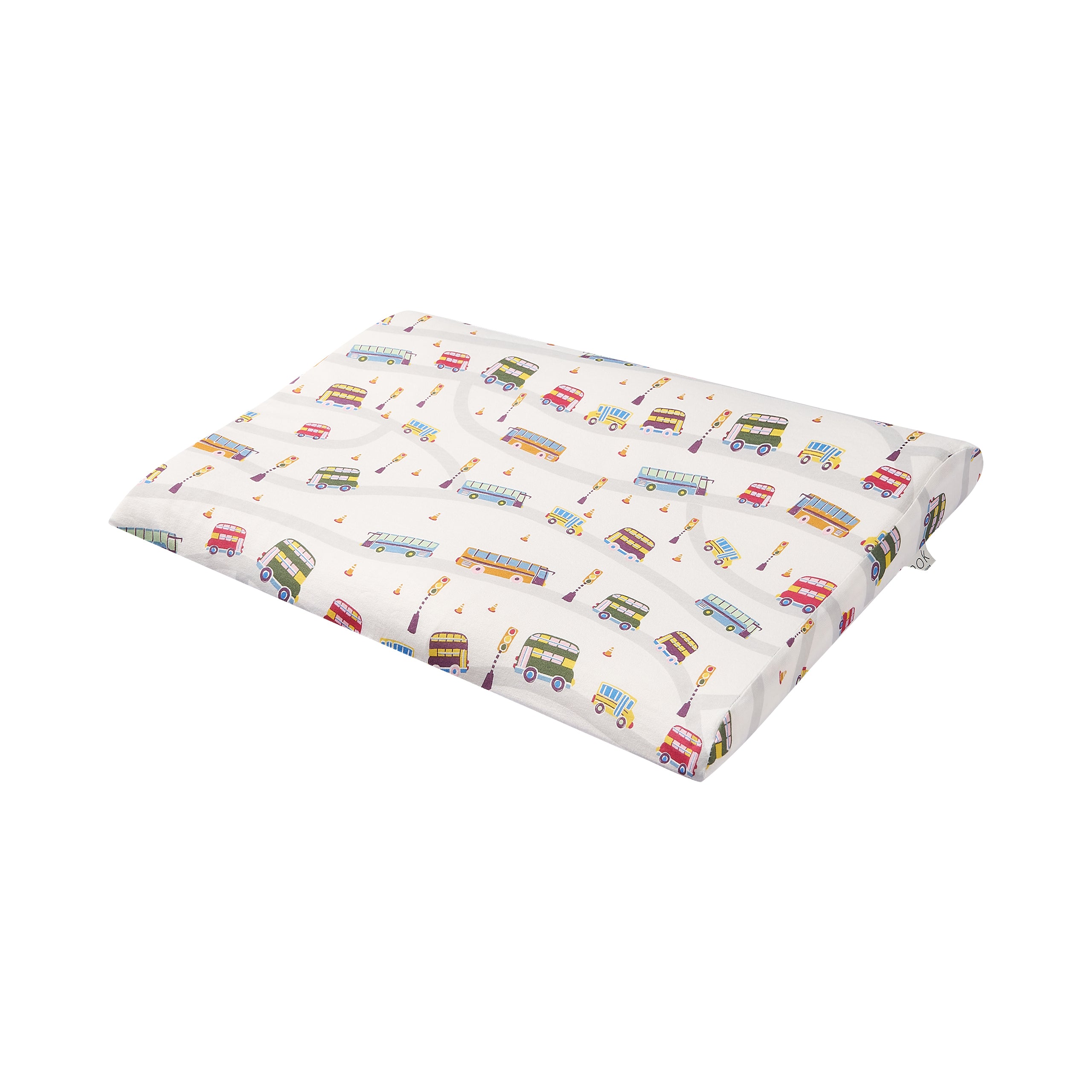 Nest Designs-Pillow with Pillowcase Wheels On The Bus