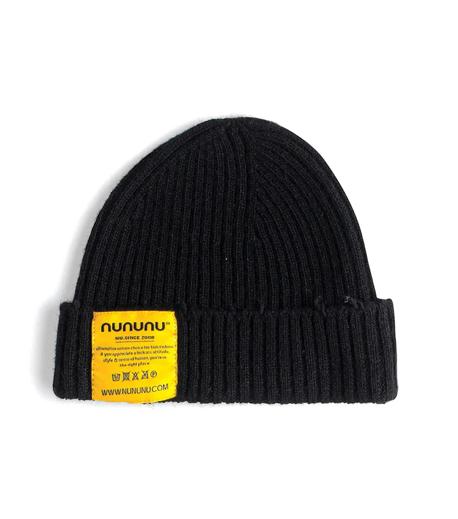 KNIT BEANIE BLACK